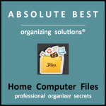 Organize home computer files logo