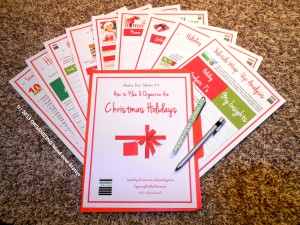  9 pg Christmas Planning Tool Kit containing 3 simple cures for holiday overwhelm 