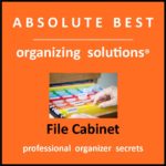 Organize Home File Cabinet Papers logo cover art