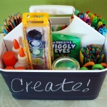Organizing Kids Clutter - Art Caddy