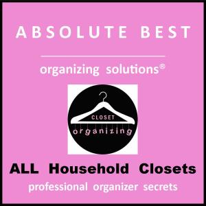 Easy Closet Organizing (12 pg booklet)
